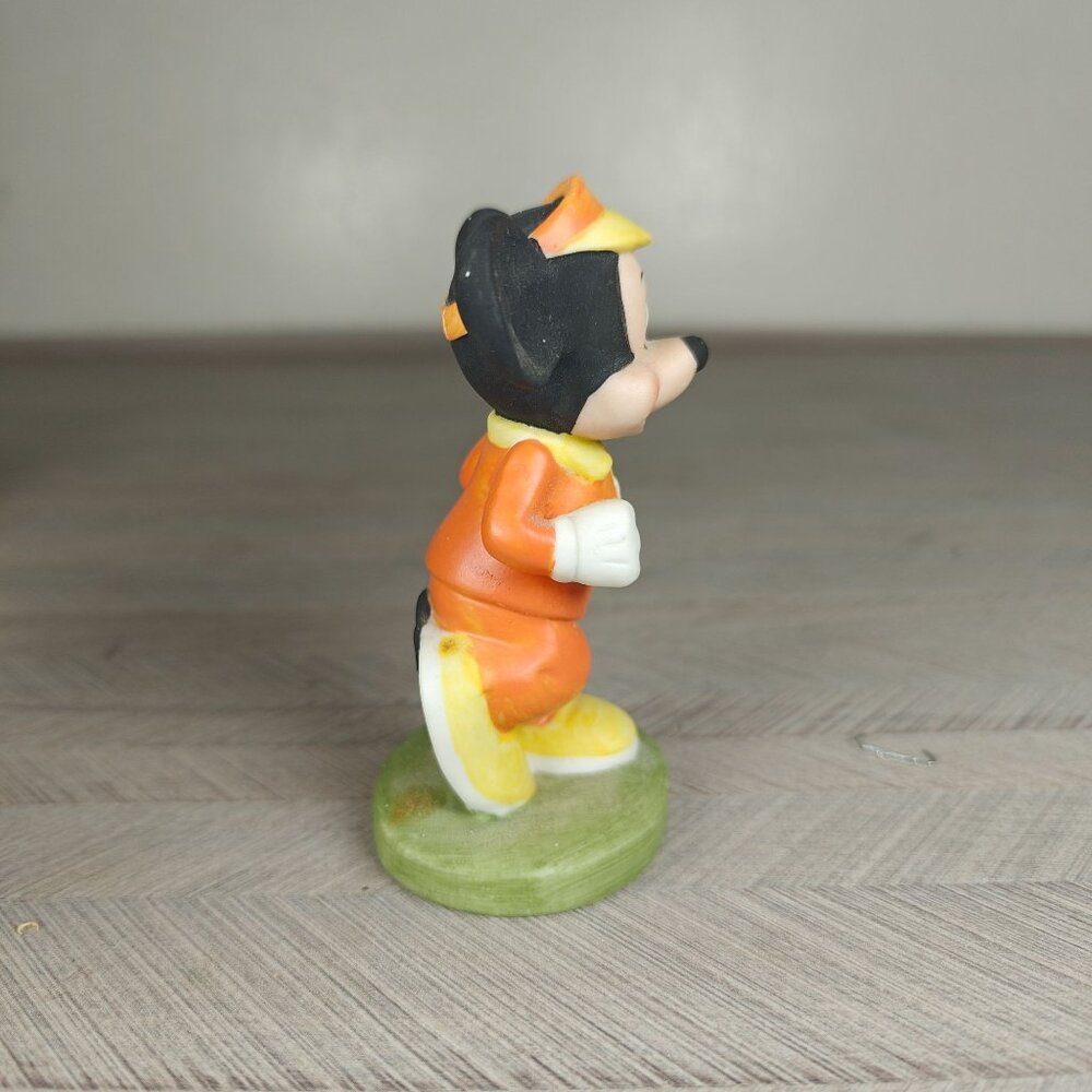 Vintage Walt Disney Productions Running Mickey Mouse Bisque Figurine - Picture 2 of 6